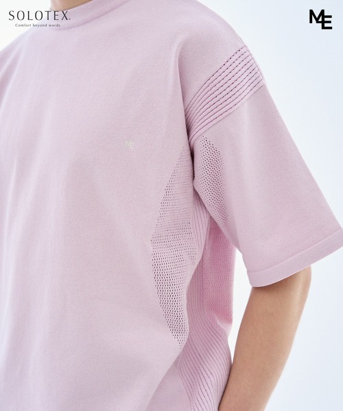 ESTNATION(エストネーション)の「MINOTAUR INST. FOR ESTNATION / WASHI+SOLOTEX ShortSleeve ZipPolo(ニット/セーター・メンズ・ブラック/ライラック/ライトグレー・LARGE/MEDIUM)」の8枚目の写真