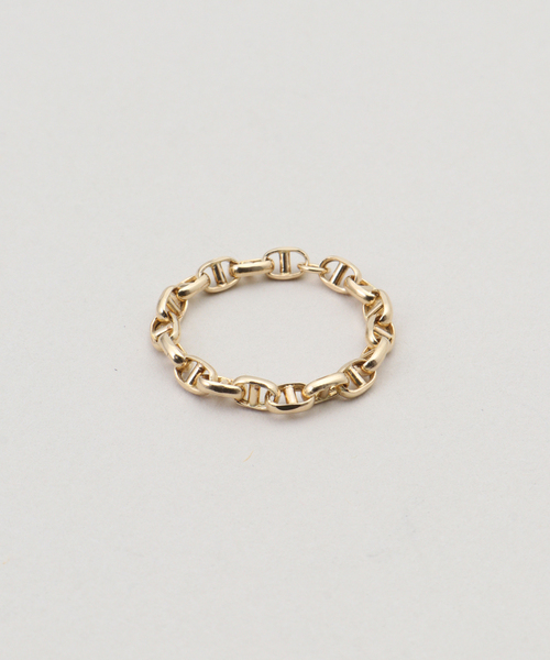 GIGI ジジ リング K18 Chain ring 日本製 ゴールド　18金 GIGI/ジジ Anchor chain ring（リング）｜FRAMeWORK（フレームワーク