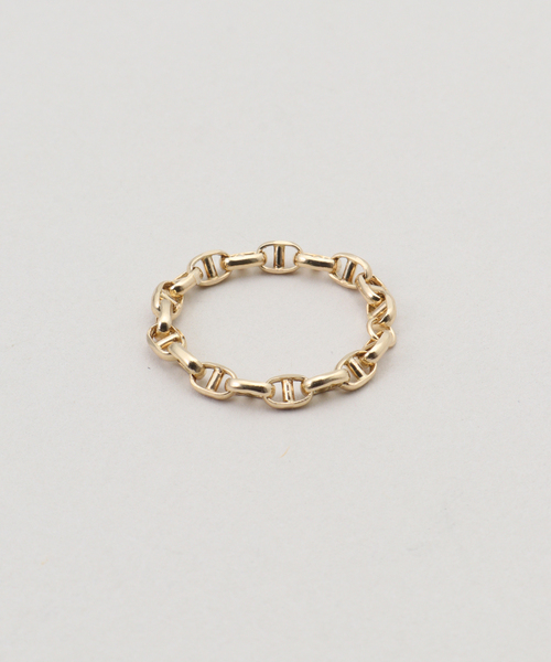 GIGI ジジ リング K18 Chain ring 日本製 ゴールド　18金 GIGI/ジジ Anchor chain ring（リング）｜FRAMeWORK（フレームワーク