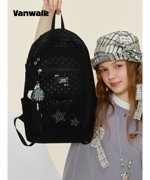 VANWALK（バンウォーク）の「Cosmic Backpack [Black]（バックパック/リュック・レディース・ブラック・FREE）」の2枚目の写真