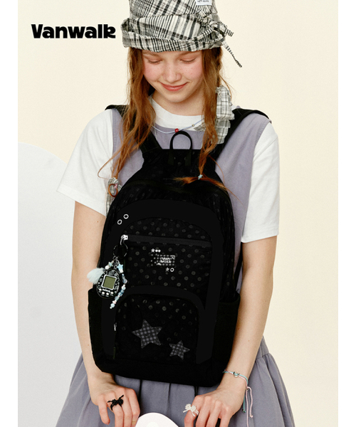 VANWALK（バンウォーク）の「Cosmic Backpack [Black]（バックパック/リュック・レディース・ブラック・FREE）」の5枚目の写真