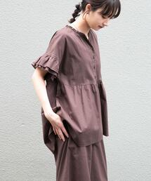 ITEMS URBANRESEARCH | 袖フリルスキッパーブラウス(シャツ/ブラウス)