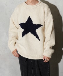 THRIFTY LOOK | THRIFTY LOOK / スリフティールック HAND KNIT ROLLNECK SWEATER ハンドニット ロールネックセーター(ニット/セーター)