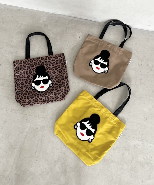 HAPPY FACE（ハッピーフェイス）の「ＥＭＭＡ　顔相良刺?新トート　ＢＥ（トートバッグ・レディース・ベージュ・ONE SIZE）」の6枚目の写真