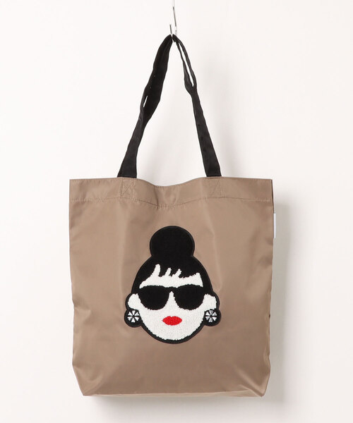 HAPPY FACE（ハッピーフェイス）の「ＥＭＭＡ　顔相良刺?新トート　ＢＥ（トートバッグ・レディース・ベージュ・ONE SIZE）」の14枚目の写真