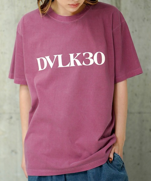 DEVILOCK(デビロック)の「DEVILOCK Pigment Dyed Heavy T-Shirt(Tシャツ/カットソー・メンズ・グレー/パープル/ブラック・MEDIUM/X-LARGE/LARGE)」の4枚目の写真