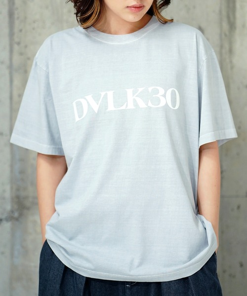 DEVILOCK(デビロック)の「DEVILOCK Pigment Dyed Heavy T-Shirt(Tシャツ/カットソー・メンズ・グレー/パープル/ブラック・MEDIUM/X-LARGE/LARGE)」の5枚目の写真