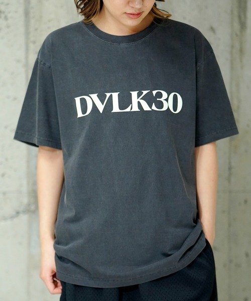 DEVILOCK(デビロック)の「DEVILOCK Pigment Dyed Heavy T-Shirt(Tシャツ/カットソー・メンズ・グレー/パープル/ブラック・MEDIUM/X-LARGE/LARGE)」の6枚目の写真