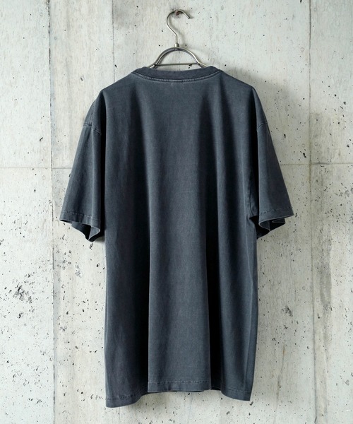 DEVILOCK(デビロック)の「DEVILOCK Pigment Dyed Heavy T-Shirt(Tシャツ/カットソー・メンズ・グレー/パープル/ブラック・MEDIUM/X-LARGE/LARGE)」の8枚目の写真