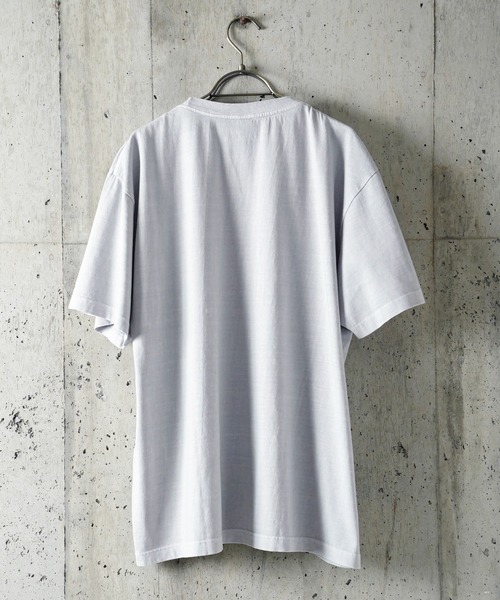 DEVILOCK(デビロック)の「DEVILOCK Pigment Dyed Heavy T-Shirt(Tシャツ/カットソー・メンズ・グレー/パープル/ブラック・MEDIUM/X-LARGE/LARGE)」の11枚目の写真