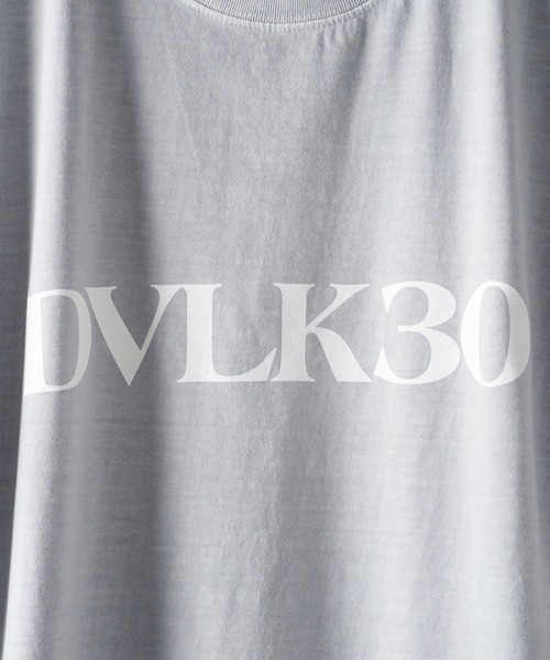 DEVILOCK(デビロック)の「DEVILOCK Pigment Dyed Heavy T-Shirt(Tシャツ/カットソー・メンズ・グレー/パープル/ブラック・MEDIUM/X-LARGE/LARGE)」の12枚目の写真