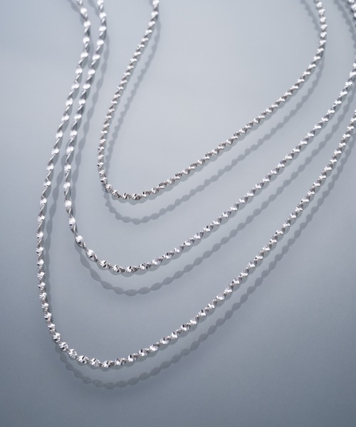 YArKA（ヤーカ）の「【YArKA/ヤーカ】helix chain narrow necklace [TOLN50] / 螺旋フラットチェーン細ネックレス（ネックレス・メンズ・シルバー・FREE）」の12枚目の写真
