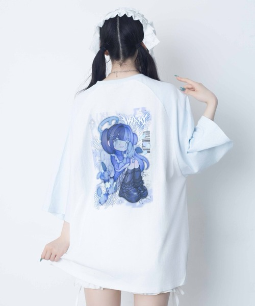 Whinny/【2026 лето новая коллекция♪】 грустная мелодия T‑shirt