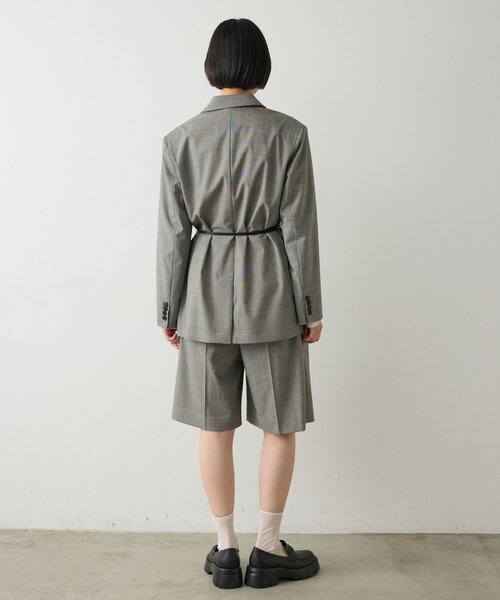 GALLARDAGALANTE(ガリャルダガランテ)の「【セットアップ対応】チェックハーフパンツ(その他パンツ・レディース・ブラウン/グレー・FREE)」の8枚目の写真