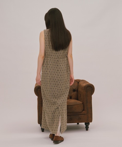loin nuit(ロワンニュイ)の「assort pencil dress / アソートペンシルドレス(ジャンパースカート・レディース・グレー/ブラウン/ダークブラウン・FREE/SMALL)」の7枚目の写真