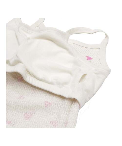 JEMORGAN(ジェーイーモーガン)の「【JEMORGAN LONG JOHNS】 CVCワッフル ハート柄カップ付きクロップドキャミ(キャミソール・レディース・ブラック/ピンク/ブルー・フリー)」の4枚目の写真