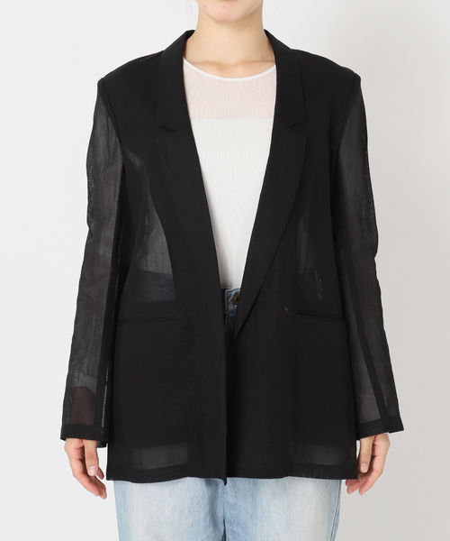 plage（プラージュ）の「organic cotton sheer ジャケット（その他アウター・レディース・ブラウン/ブラック・36/38）」の18枚目の写真