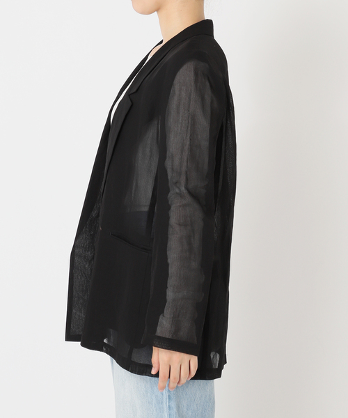 plage（プラージュ）の「organic cotton sheer ジャケット（その他アウター・レディース・ブラウン/ブラック・36/38）」の19枚目の写真