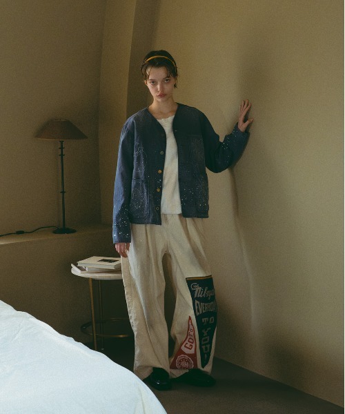 GO TO HOLLYWOOD(ゴートゥーハリウッド)の「Oxford Tapestry Pants(LADIES)(その他パンツ・レディース・オフホワイト・L/M)」の1枚目の写真