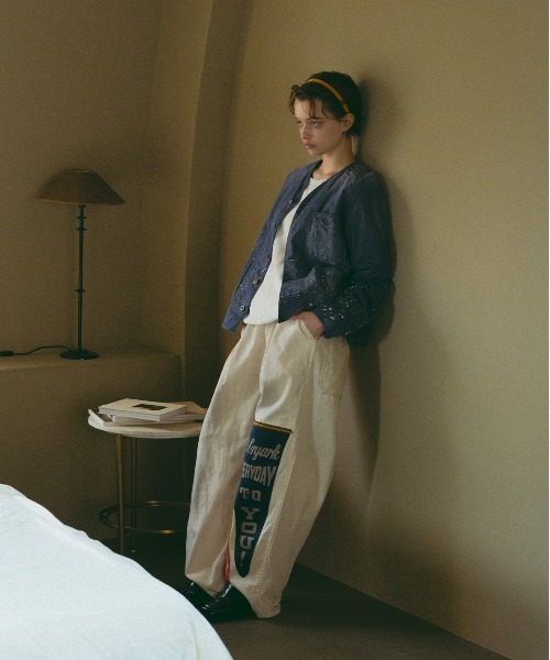 GO TO HOLLYWOOD(ゴートゥーハリウッド)の「Oxford Tapestry Pants(LADIES)(その他パンツ・レディース・オフホワイト・L/M)」の3枚目の写真