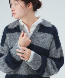 シャギー ラガー ニット