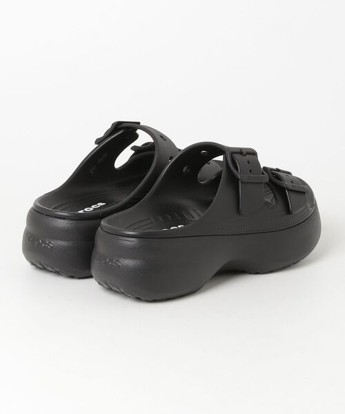 crocs(クロックス)の「crocs/クロックス SATURDAY PLATFORM SANDL W(サンダル・レディース・ピンク/ブラック・23cm/22cm/24cm)」の3枚目の写真
