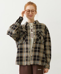 LOGO PLAID SHIRT