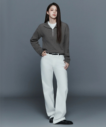 MUSINSA STANDARD WOMAN | ウィメンズエッセンシャルストレートデニムパンツ[ホワイト](デニムパンツ)