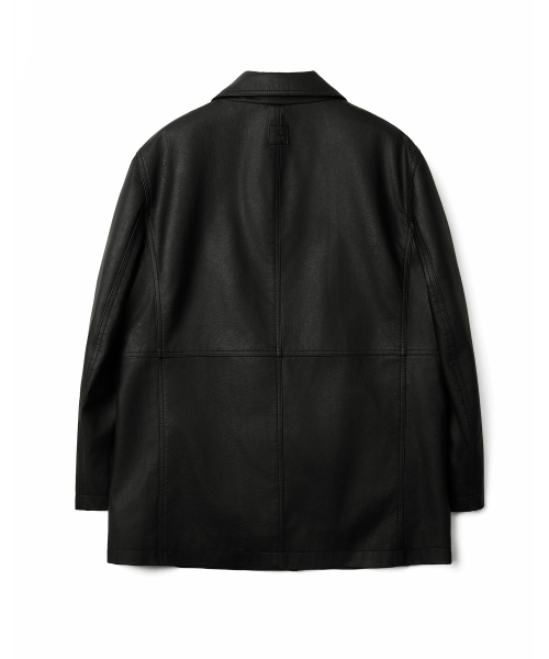 TTUDEMENT(トュードメント)の「FAUX LEATHER HALF JACKET_BLACK(ライダースジャケット・レディース・その他・SMALL/MEDIUM)」の3枚目の写真