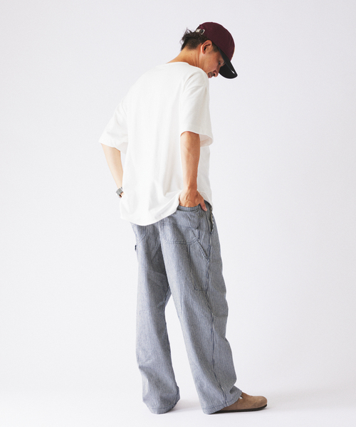 JOURNAL STANDARD relume(ジャーナルスタンダード レリューム)の「トップメランジ スリット Tシャツ(Tシャツ/カットソー・メンズ・ホワイト系その他/ライトグレー/ナチュラル・MEDIUM/LARGE)」の22枚目の写真