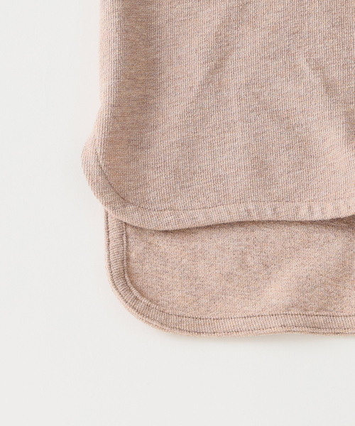 JOURNAL STANDARD relume(ジャーナルスタンダード レリューム)の「トップメランジ スリット Tシャツ(Tシャツ/カットソー・メンズ・ホワイト系その他/ライトグレー/ナチュラル・MEDIUM/LARGE)」の8枚目の写真