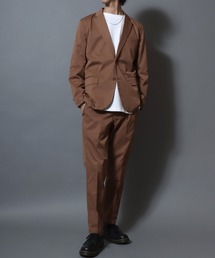 ANPAS（アンパス）の「Tailored Jacket & Pants Matching Set / 2Bテーラードジャケット&スラックス セットアップ メンズ スーツ ビジカジ ビジネス オケージョン セレモニー セットアップ 上下セット（セットアップ）」