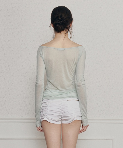 PAIN OR PLEASURE(ペインオアプレジャー)の「FOG TOP mint(Tシャツ/カットソー・レディース・その他・SMALL/MEDIUM)」の3枚目の写真