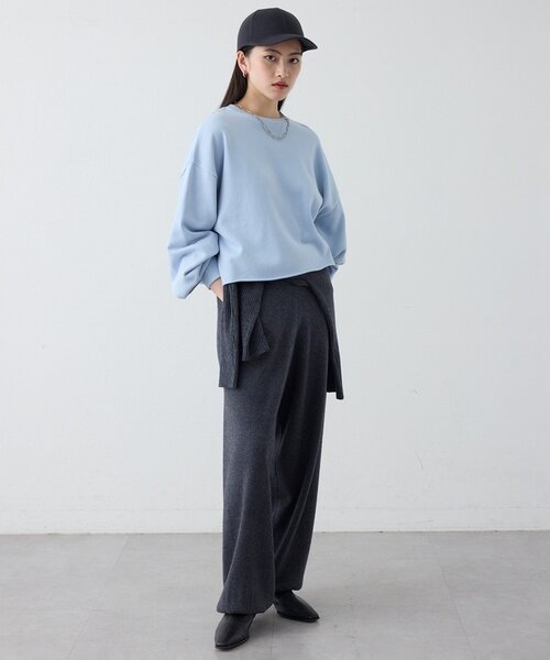 THE PAUSE（ザ ポーズ）の「【THE PAUSE】バルーンニットパンツ/セットアップ可（その他パンツ・レディース・モカ/チャコールグレー・FREE）」の14枚目の写真