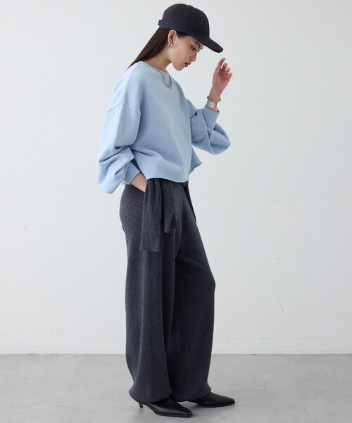 THE PAUSE（ザ ポーズ）の「【THE PAUSE】バルーンニットパンツ/セットアップ可（その他パンツ・レディース・モカ/チャコールグレー・FREE）」の13枚目の写真