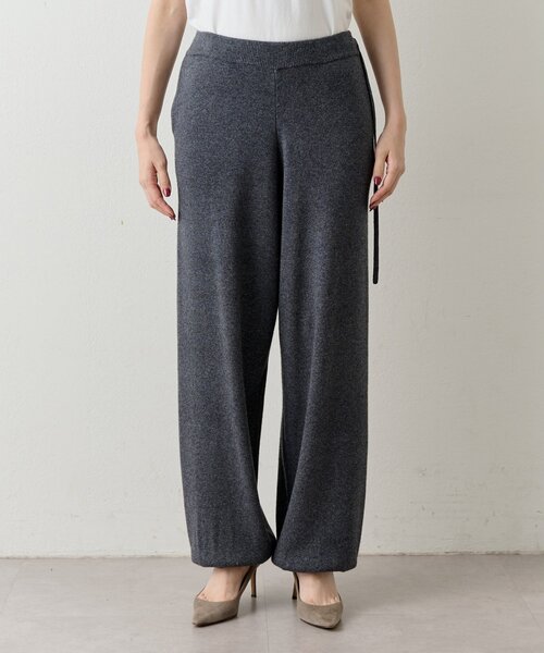 THE PAUSE（ザ ポーズ）の「【THE PAUSE】バルーンニットパンツ/セットアップ可（その他パンツ・レディース・モカ/チャコールグレー・FREE）」の4枚目の写真