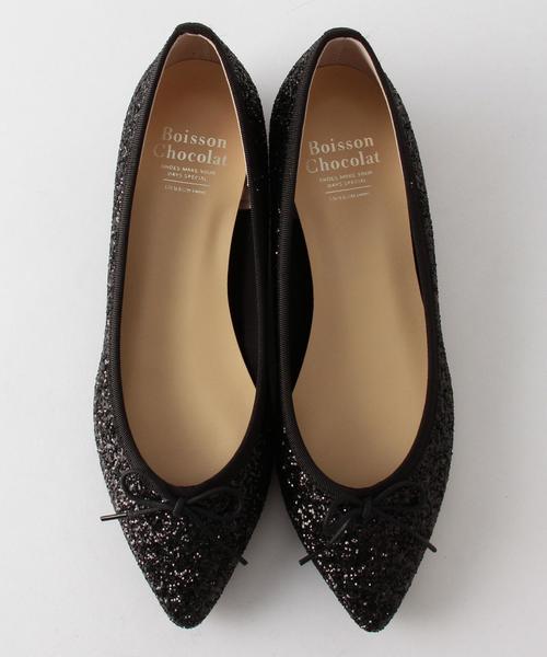 Boisson Chocolat（ボワソンショコラ）の「BFC ポインテッドバレエフラット（バレエシューズ・レディース・グレー/ベージュ/ケリー/ブラック/その他1/その他2・22.5cm/22cm/24cm/23.5cm/25cm/23cm/24.5cm）」の5枚目の写真