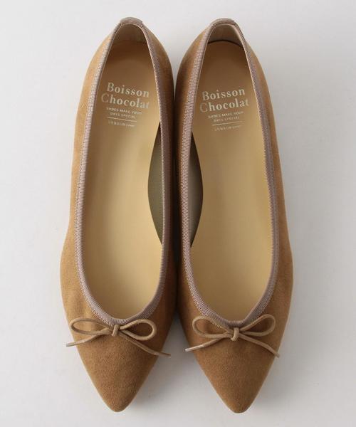 Boisson Chocolat（ボワソンショコラ）の「BFC ポインテッドバレエフラット（バレエシューズ・レディース・グレー/ベージュ/ケリー/ブラック/その他1/その他2・22.5cm/22cm/24cm/23.5cm/25cm/23cm/24.5cm）」の13枚目の写真