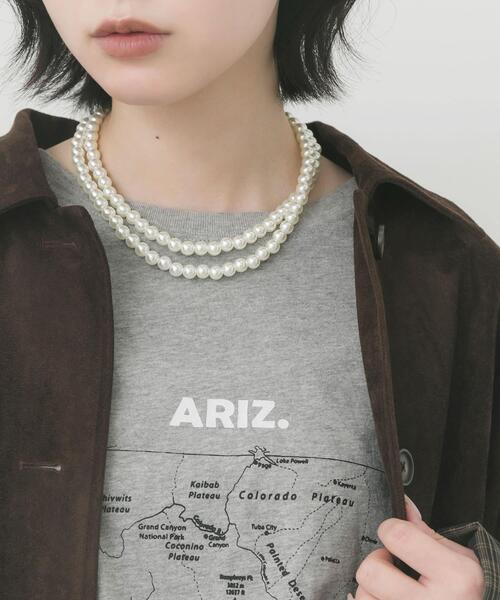 SMELLY(スメリー)の「ステンレスロングパールネックレス(ネックレス・レディース・ホワイト・-)」の8枚目の写真