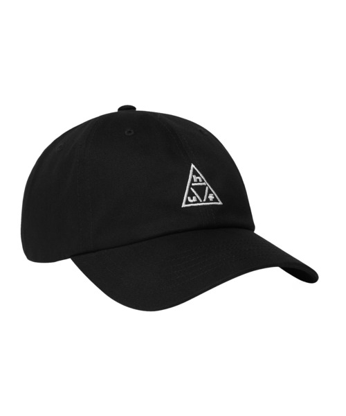 HUF(ハフ)の「89 TT LOGO 6 PANEL CV HAT(キャップ・メンズ・ブラック×ホワイト・O/S)」の1枚目の写真
