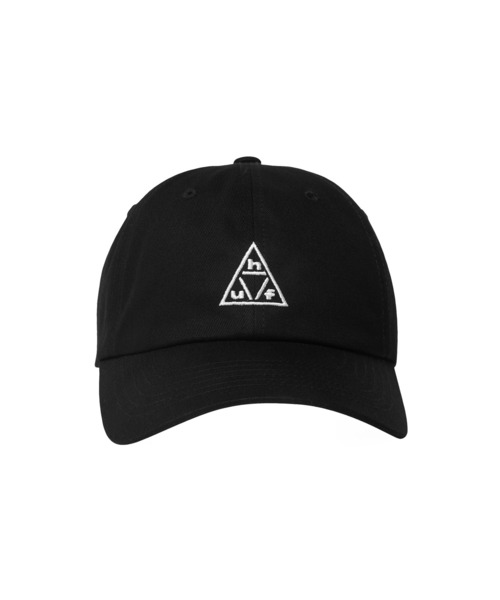 HUF(ハフ)の「89 TT LOGO 6 PANEL CV HAT(キャップ・メンズ・ブラック×ホワイト・O/S)」の2枚目の写真