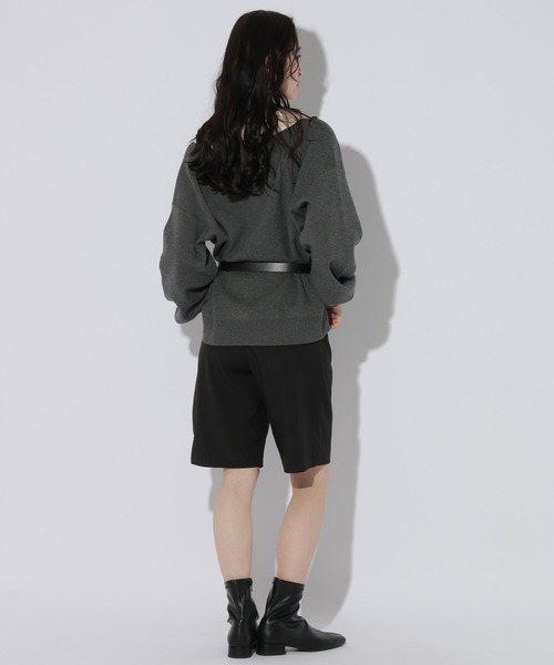 LAKOLE(ラコレ)の「スウェットライクスキッパーニットプルオーバー / 747845(ニット/セーター・レディース・その他1/杢グレー/チャコール/ネイビー・FREE)」の16枚目の写真