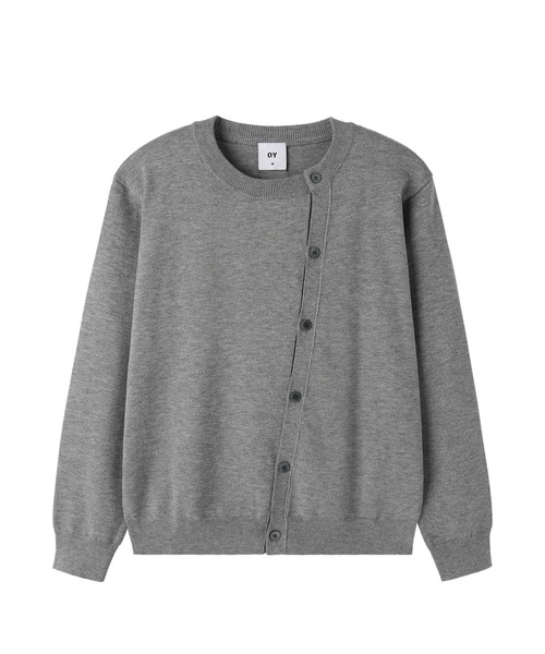 Openyard（オープンヤード）の「『Openyard/オープンヤード』WRAP BUTTON CARDIGAN/ラップボタンカーディガン（カーディガン/ボレロ・メンズ・ブラック/グレー/レッド・M/L）」の18枚目の写真