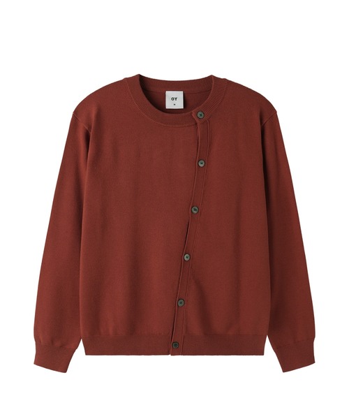 Openyard（オープンヤード）の「『Openyard/オープンヤード』WRAP BUTTON CARDIGAN/ラップボタンカーディガン（カーディガン/ボレロ・メンズ・ブラック/グレー/レッド・M/L）」の16枚目の写真