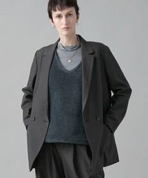 【M/L】【セットアップ】ウールライクダブルブレストジャケット