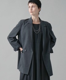 【M/L】【セットアップ】ウールライクダブルブレストジャケット