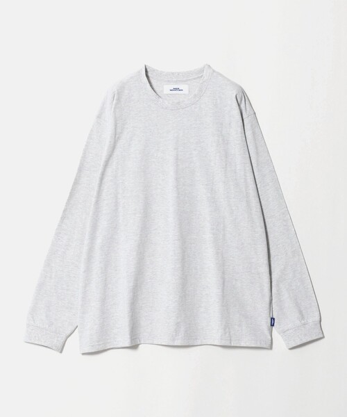 NICE WEATHER(ナイスウェザー)の「<NICE WEATHER>プレーン ロングスリーブ Tシャツ(Tシャツ/カットソー・メンズ・ブラック/グレー系/ホワイト・XS/L/S/M)」の1枚目の写真