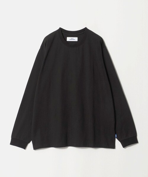 NICE WEATHER(ナイスウェザー)の「<NICE WEATHER>プレーン ロングスリーブ Tシャツ(Tシャツ/カットソー・メンズ・ブラック/グレー系/ホワイト・XS/L/S/M)」の3枚目の写真