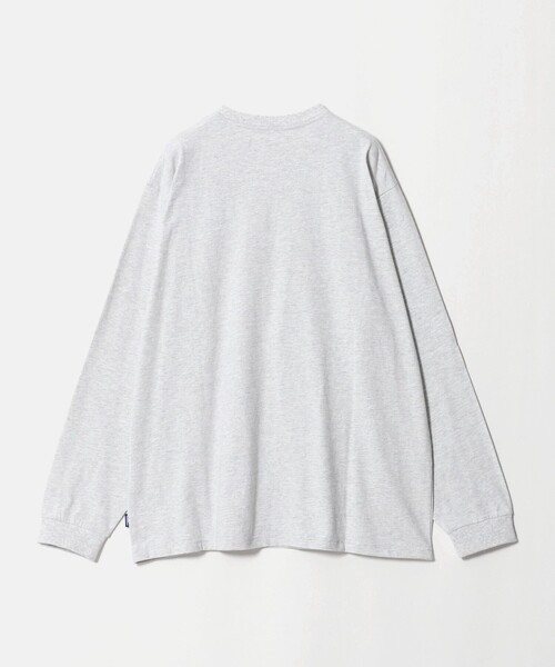 NICE WEATHER(ナイスウェザー)の「<NICE WEATHER>プレーン ロングスリーブ Tシャツ(Tシャツ/カットソー・メンズ・ブラック/グレー系/ホワイト・XS/L/S/M)」の4枚目の写真