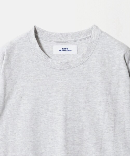 NICE WEATHER(ナイスウェザー)の「<NICE WEATHER>プレーン ロングスリーブ Tシャツ(Tシャツ/カットソー・メンズ・ブラック/グレー系/ホワイト・XS/L/S/M)」の5枚目の写真